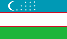 Uzbekistan flag